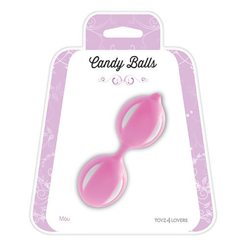 Розовые вагинальные шарики CANDY BALLS MOU PINK, Toyz4lovers