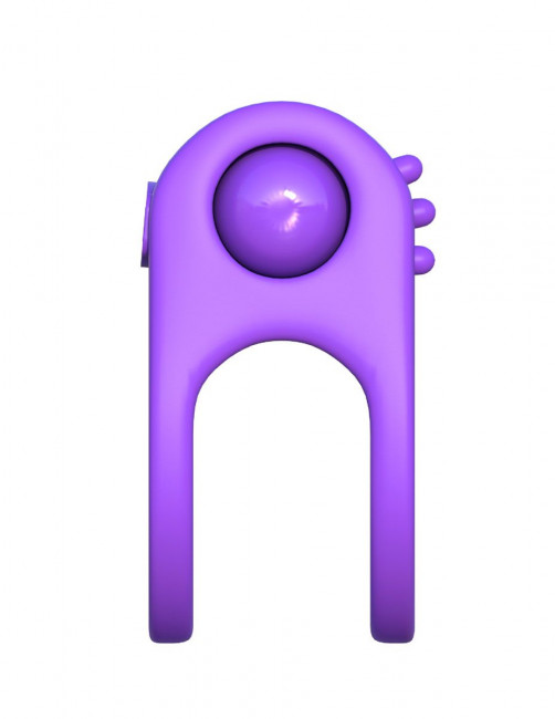 Эрекционное кольцо с подхватом мошонки Silicone Duo-Ring, Pipedream