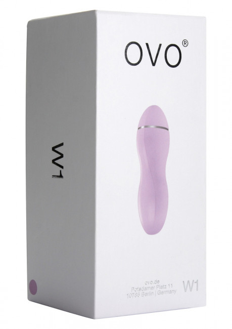 Розовый силиконовый вибростимулятор W1, OVO
