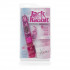 Розовый вибромассажер Petite Jack Rabbit - 24 см., California Exotic Novelties