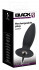 Чёрная перезаряжаемая анальная пробка Black Velvets Recharge Plug M - 12,5 см., Orion
