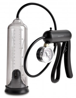 Вакуумная мужская помпа с датчиком давления Pro-Gauge Power Pump, Pipedream