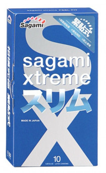 Презервативы Sagami Xtreme Feel Fit 3D - 10 шт., Sagami