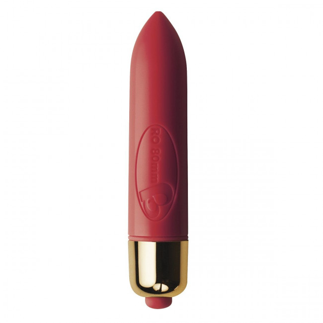 Красный мини-вибратор RO-80MM 7-SPEED RED - 7,9 см., Rocks-Off Красный мини-вибратор RO-80MM 7-SPEED RED - 7,9 см., Rocks-Off