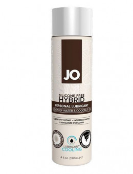 Водно-масляный лубрикант с охлаждающим эффектом JO Silicon free Hybrid Lubricant COOLING - 120 мл., System JO