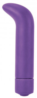 Фиолетовый вибратор The Gee - 10,5 см., Shots Media BV