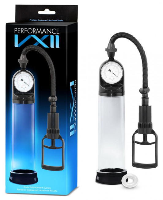 Вакуумная помпа с манометром Performance VX2 Male Enhancement Pump System , Blush Novelties Вакуумная помпа с манометром Performance VX2 Male Enhancement Pump System , Blush Novelties