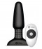 Чёрная вибровтулка с ротацией шариков RIMMING REMOTE CONTROL PLUG BLACK - 15,2 см., b-Vibe Чёрная вибровтулка с ротацией шариков RIMMING REMOTE CONTROL PLUG BLACK - 15,2 см., b-Vibe