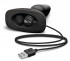 Чёрная вибровтулка с ротацией шариков RIMMING REMOTE CONTROL PLUG BLACK - 15,2 см., b-Vibe Чёрная вибровтулка с ротацией шариков RIMMING REMOTE CONTROL PLUG BLACK - 15,2 см., b-Vibe
