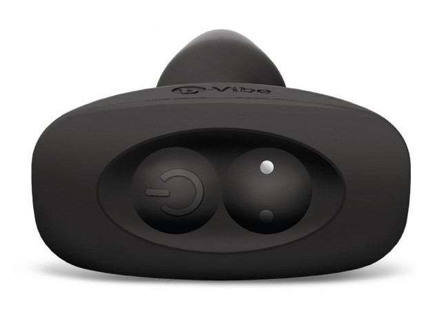 Чёрная вибровтулка с ротацией шариков RIMMING REMOTE CONTROL PLUG BLACK - 15,2 см., b-Vibe Чёрная вибровтулка с ротацией шариков RIMMING REMOTE CONTROL PLUG BLACK - 15,2 см., b-Vibe