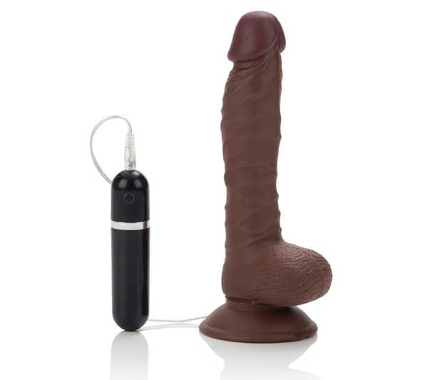 Вибратор на присоске Mr. JUST RIGHT Elite Eight - 21,5 см., California Exotic Novelties