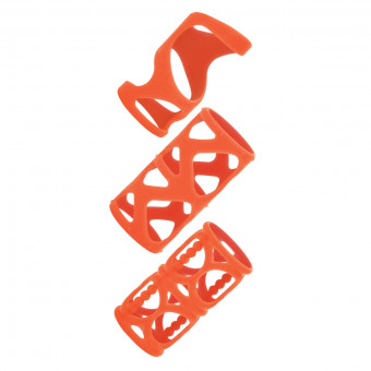 Набор оранжевых насадок на пенис Posh Silicone Lovers Cages, California Exotic Novelties