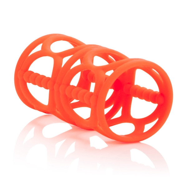Набор оранжевых насадок на пенис Posh Silicone Lovers Cages, California Exotic Novelties Набор оранжевых насадок на пенис Posh Silicone Lovers Cages, California Exotic Novelties