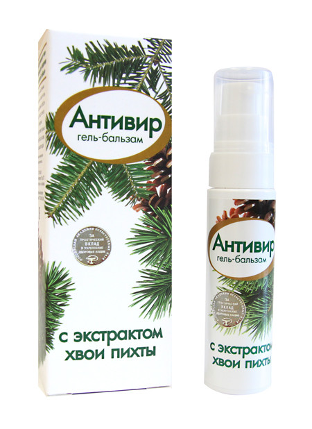 Гель-бальзам "Антивир" с экстрактом хвои пихты - 30 гр., Биоритм Гель-бальзам "Антивир" с экстрактом хвои пихты - 30 гр., Биоритм