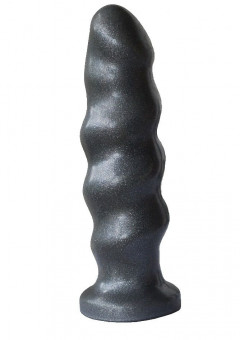 Черная насадка на трусики харнесс Platinum - 16 см., LOVETOY (А-Полимер)