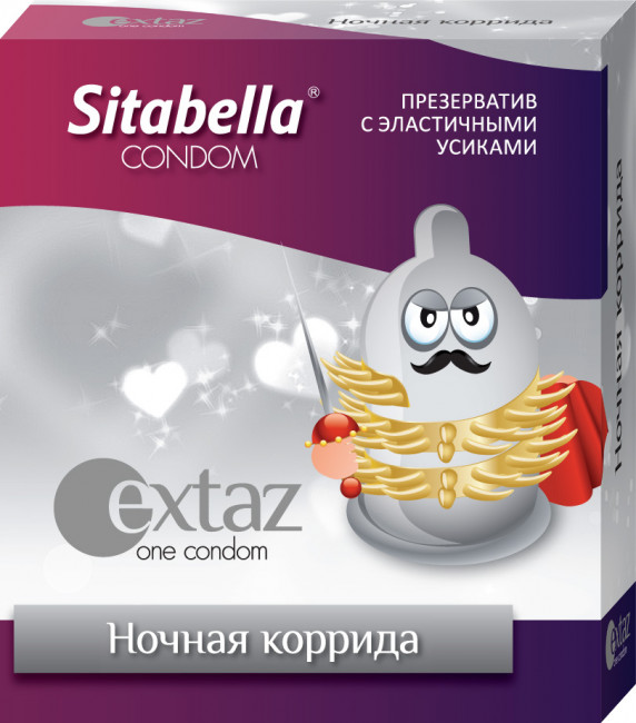 Презерватив Sitabella Extaz "Ночная коррида" - 1 шт., Sitabella Презерватив Sitabella Extaz "Ночная коррида" - 1 шт., Sitabella