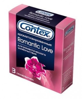 Презервативы с ароматом CONTEX Romantic - 3 шт., Contex Презервативы с ароматом CONTEX Romantic - 3 шт., Contex