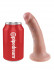 Телесный фаллоимитатор 6" Cock на присоске - 15,2 см., Pipedream