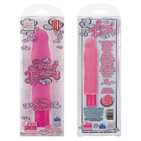 Розовый вибромассажер Aspire Sweet Dreams - 16 см., California Exotic Novelties Розовый вибромассажер Aspire Sweet Dreams - 16 см., California Exotic Novelties