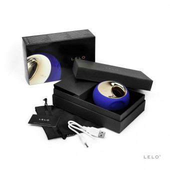 Синий вибромассажер для массажа клитора Ora 2 Midnight Blue , Lelo