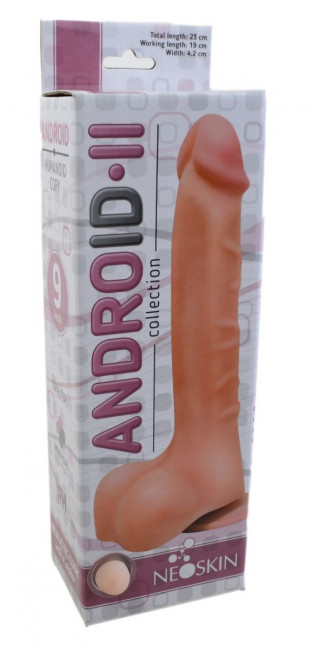 Фаллоимитатор на присоске ANDROID Collection-II - 23 см., LOVETOY (А-Полимер)