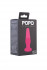 Розовая анальная втулка с закруглённой головкой POPO Pleasure - 12,4 см., POPO Pleasure