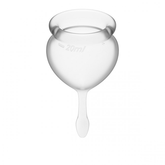 Набор прозрачных менструальных чаш Feel good Menstrual Cup Набор прозрачных менструальных чаш Feel good Menstrual Cup