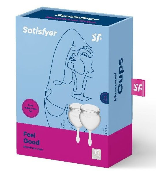 Набор прозрачных менструальных чаш Feel good Menstrual Cup Набор прозрачных менструальных чаш Feel good Menstrual Cup