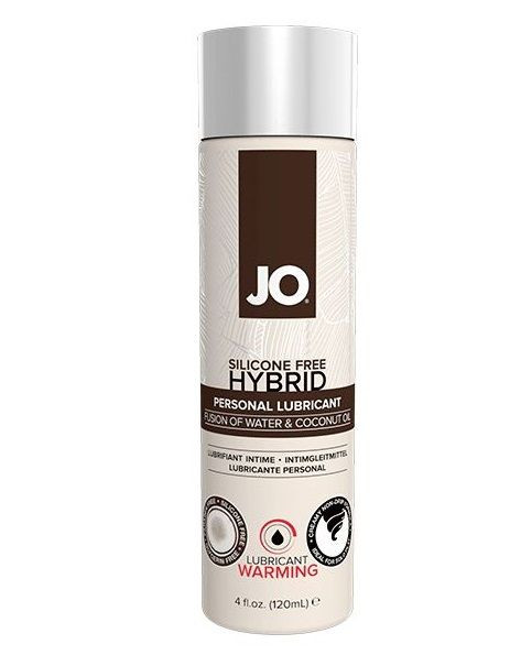 Водно-масляный лубрикант с разогревающим эффектом Hybrid Lubricant WARMING - 120 мл., System JO Водно-масляный лубрикант с разогревающим эффектом Hybrid Lubricant WARMING - 120 мл., System JO
