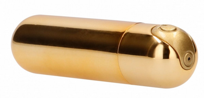 Золотистая перезаряжаемая вибропуля 7 Speed Rechargeable Bullet - 7,7 см. Золотистая перезаряжаемая вибропуля 7 Speed Rechargeable Bullet - 7,7 см.