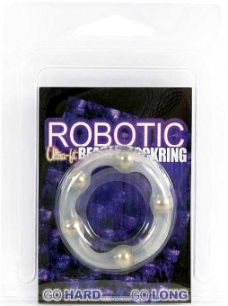 Эрекционное кольцо Robotic Beaded Cockring, Seven Creations