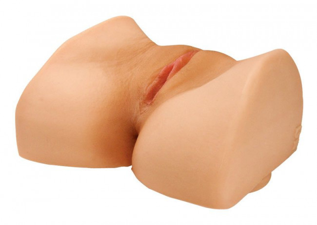 Вагина и анус с вибрацией Bree Olson CyberSkin Vibrating Suction-Base Pussy & Ass, Topco Sales