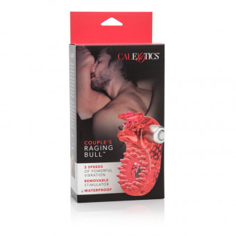 Эрекционное кольцо с вибростимулятором Couples Raging Bull, California Exotic Novelties