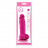 Ярко-розовый фаллоимитатор на присоске ColourSoft 5" Soft Dildo - 17,8 см., NS Novelties