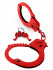 Металлические красные наручники Designer Metal Handcuffs, Pipedream