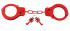 Металлические красные наручники Designer Metal Handcuffs, Pipedream