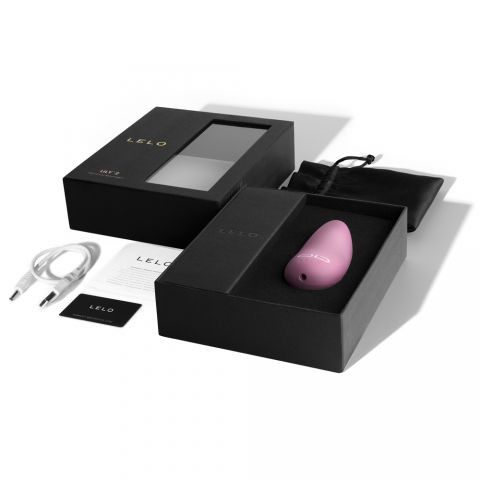 Розовый клиторальный вибромассажёр Lily 2 Pink с ароматом розы и глицинии, Lelo