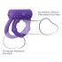 Эрекционное кольцо на пенис и мошонку Vibrating Prolong Performance Ring, Pipedream