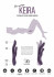 Фиолетовый вибратор Keira с клиторальным отростком - 21,3 см., Shots Media BV