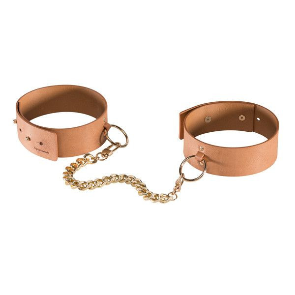 Бежевые кандалы MAZE KNEE CUFFS, Bijoux Indiscrets