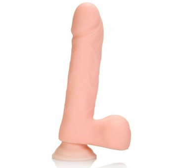 Реалистичный телесный фаллос Pure Skin Player Dongs with Suction Cup 6.25" - 21 см., California Exotic Novelties