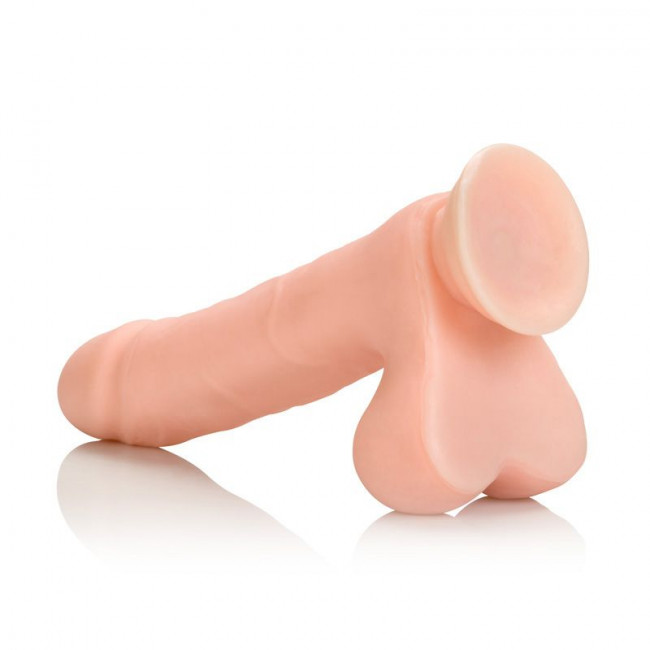 Реалистичный телесный фаллос Pure Skin Player Dongs with Suction Cup 6.25" - 21 см., California Exotic Novelties