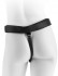 Кофейный сдвоенный поясной страпон Strap-On Harness with 7" Two Cocks One Hole - 19,1 см., Pipedream