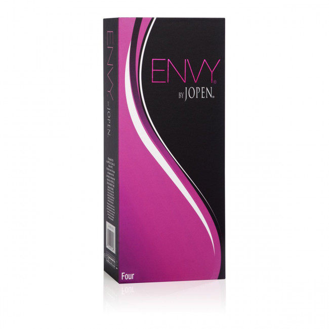 Вибромассажер Envy 4 из розового силикона - 17,75 см., Jopen