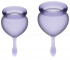 Набор фиолетовых менструальных чаш Feel good Menstrual Cup Набор фиолетовых менструальных чаш Feel good Menstrual Cup
