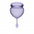 Набор фиолетовых менструальных чаш Feel good Menstrual Cup Набор фиолетовых менструальных чаш Feel good Menstrual Cup