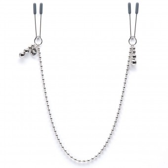 Зажимы для сосков на нитке бусин At My Mercy Chained Nipple Clamps, Fifty Shades of Grey