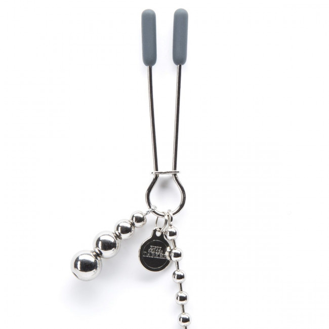 Зажимы для сосков на нитке бусин At My Mercy Chained Nipple Clamps, Fifty Shades of Grey
