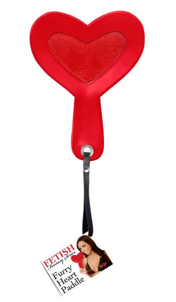 Шлепалка в форме сердца FURRY HEART PADDLE - 24 см., Pipedream Шлепалка в форме сердца FURRY HEART PADDLE - 24 см., Pipedream