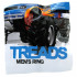 Прозрачное тонкое эрекционное кольцо Treads Mens Ring Thin, NS Novelties